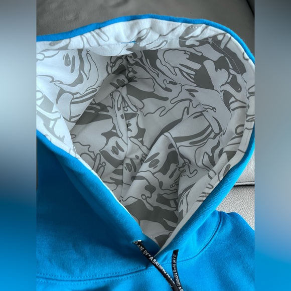 NWT - AAPE by A Bathing Ape (BAPE) Logo Tape Hoodie - Men XL/Women XXL - Picture 9 of 11